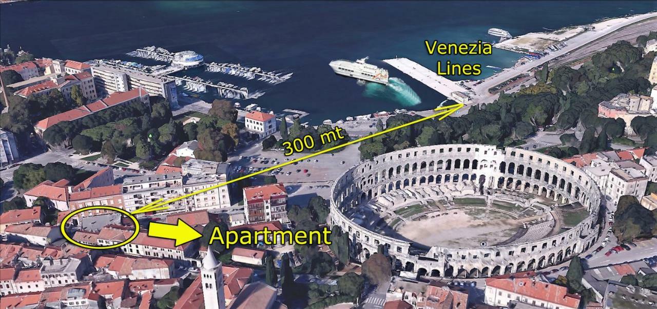 Arena Design Apartments With Free Private Parking And With A Terrace Pula Ngoại thất bức ảnh